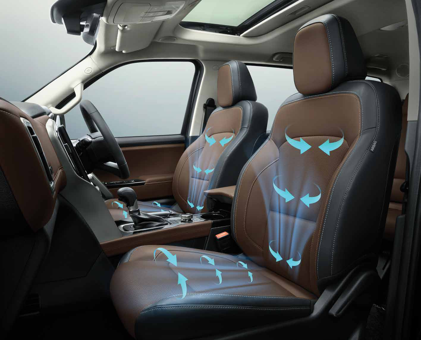 Mahindra Scorpio N — Ventilated driver and co-driver seats for cooling at seat touch points