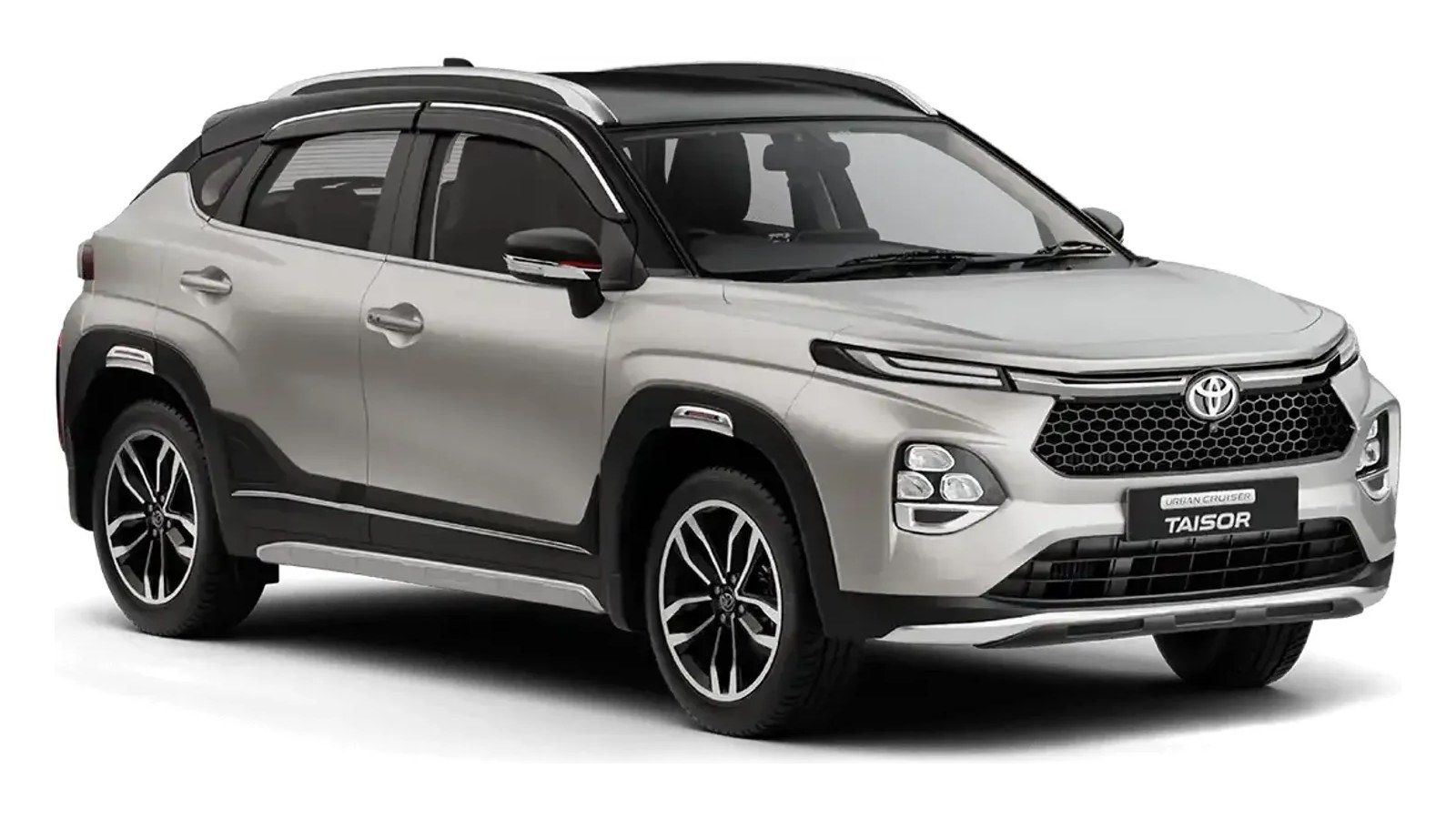 Toyota Urban Cruiser Taisor in Cafe White X Midnight Black (Dual Tone)
