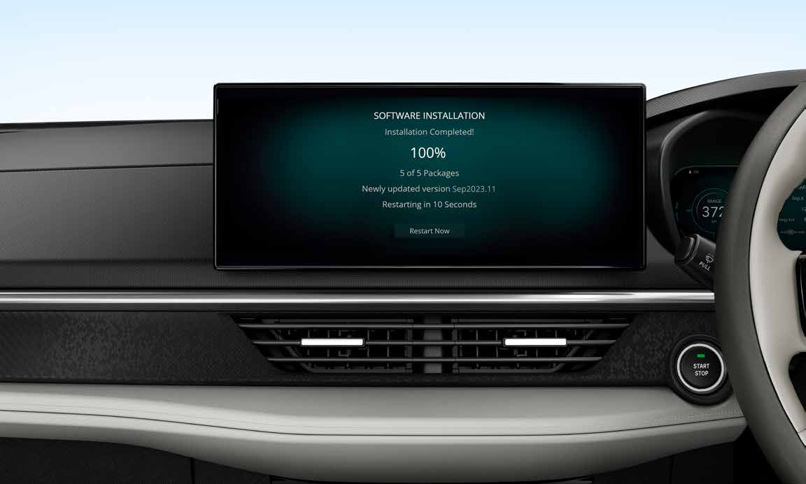 Tata Nexon EV — Over-the-air updates keep the software current