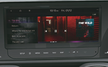 Kia Sonet — 26.03 cm (10.25") HD touchscreen with navigation