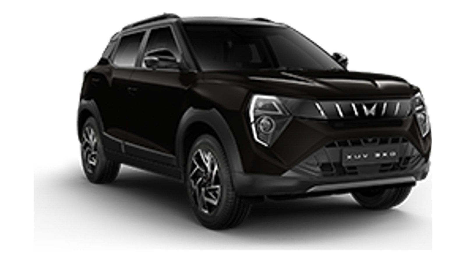 Mahindra XUV 3XO in Stealth Black with Galvono Grey