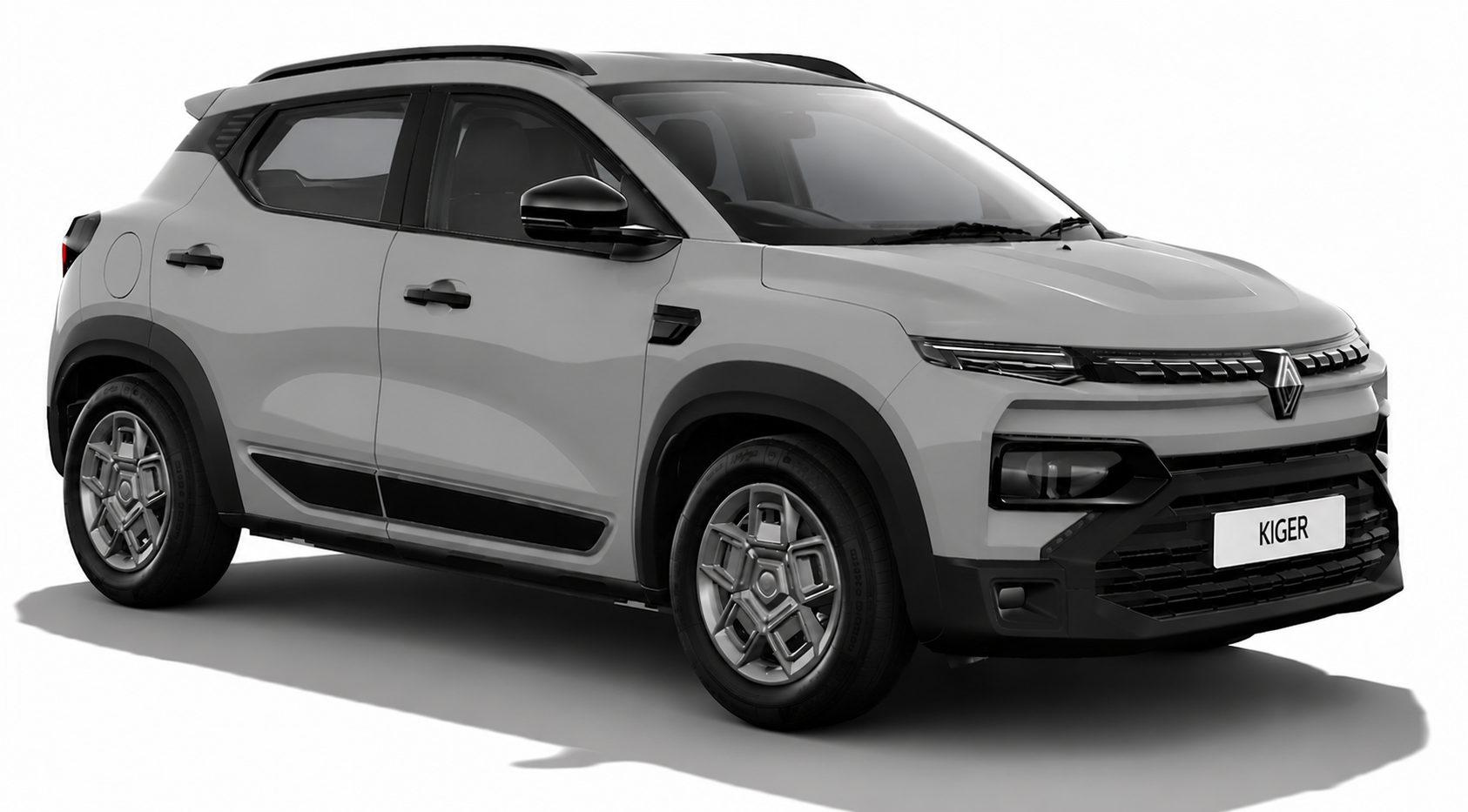 Renault Kiger in Shadow Grey with Mystery Black roof 