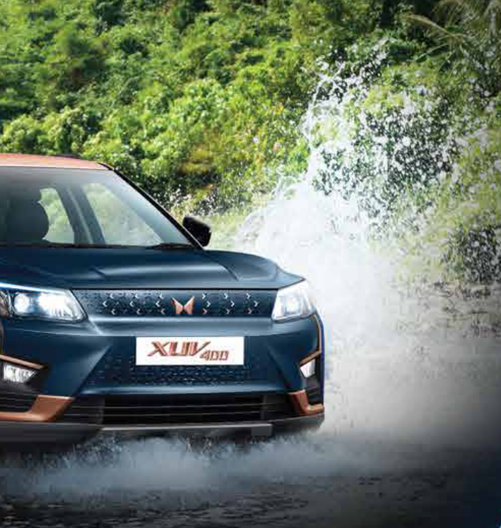 Mahindra XUV400 — IP67-rated ingress protection for battery pack and motor