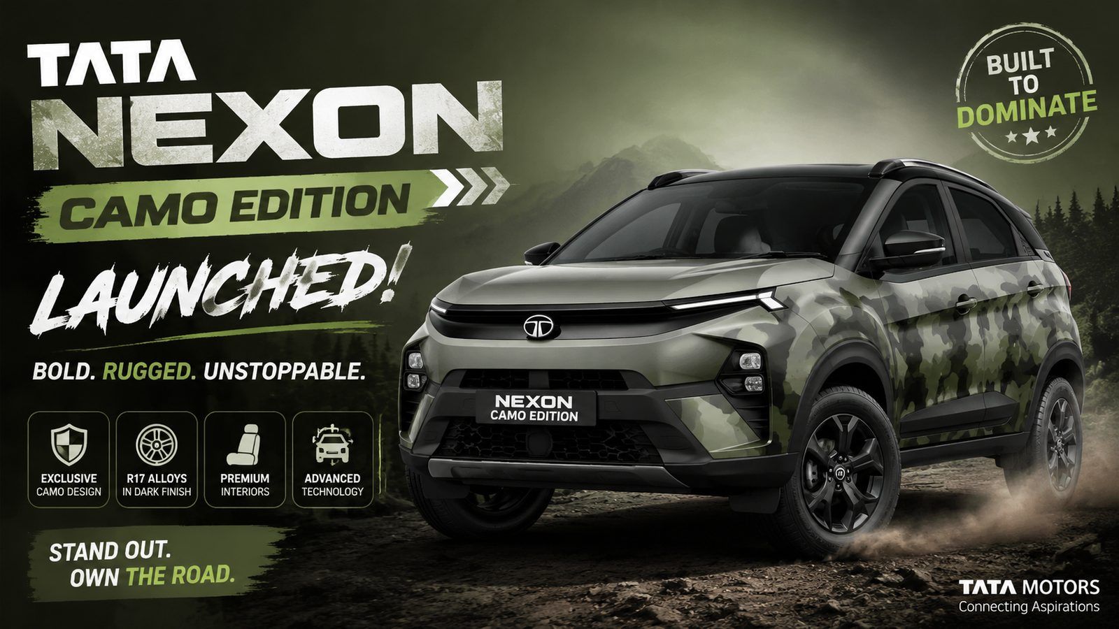 Tata Nexon Camo Edition launched at ₹9.99 lakh: dashcam, bigger screens, but is it the value pick?