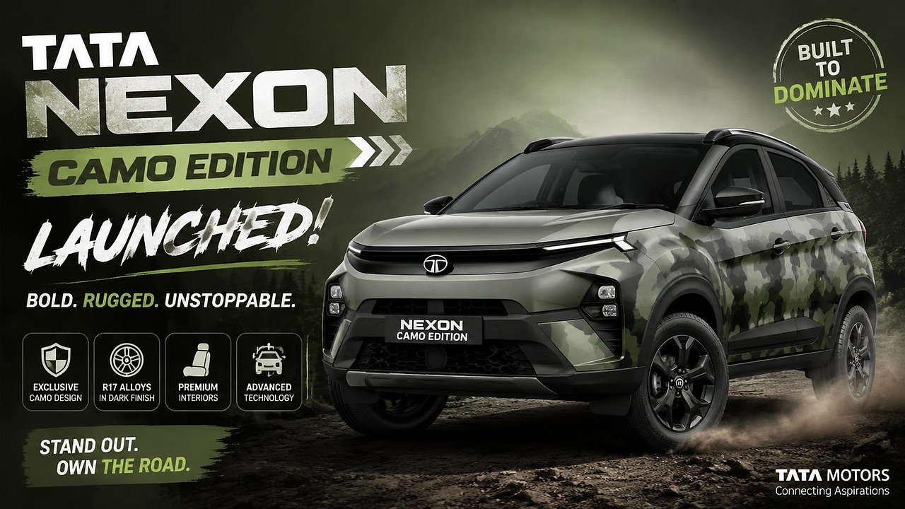 Tata Nexon Camo Edition launched at ₹9.99 lakh: dashcam, bigger screens, but is it the value pick?