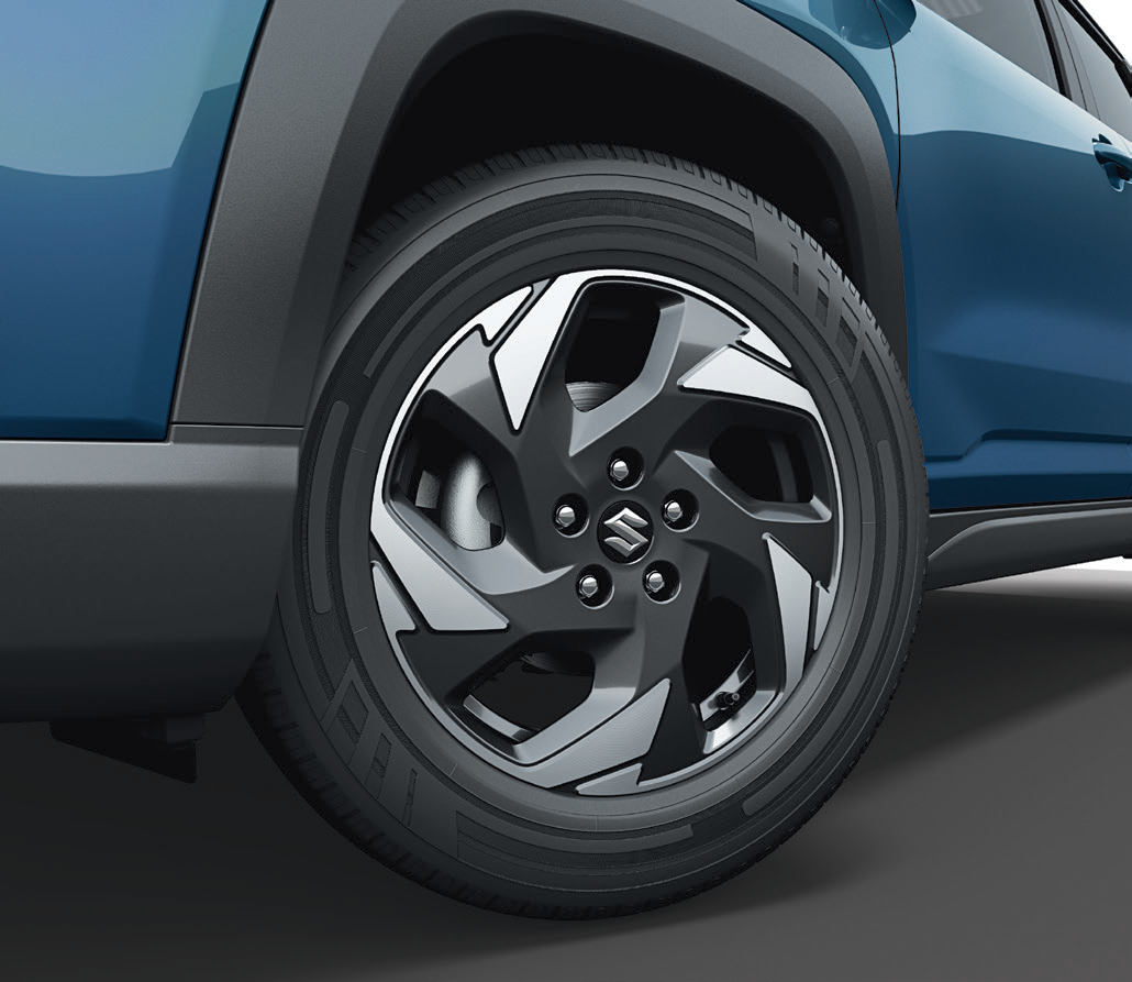Maruti Suzuki Victoris — 17-inch aero-cut dual-tone alloy wheels