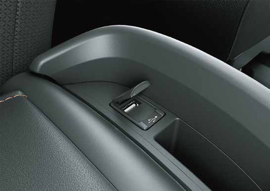 Toyota Innova Crysta — Rear charging port for second-row occupants