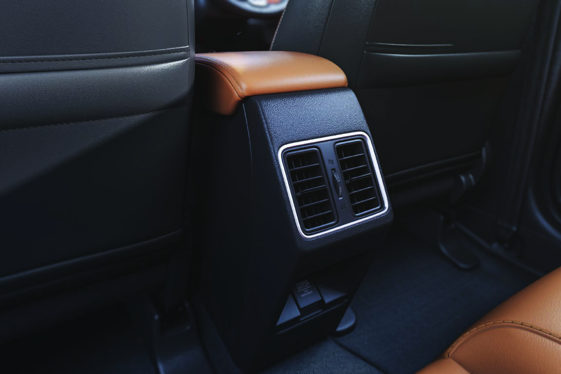 Honda Elevate — Rear AC vents on the centre console