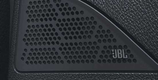 Tata Harrier EV — JBL Black 10-speaker system with Dolby Atmos and JBL audio modes - a world-first for the Harrier.ev