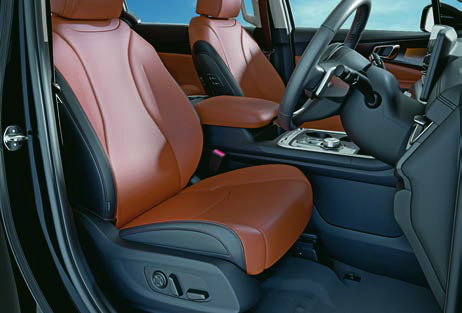 Kia Carnival — 12-way powered driver's seat with 4-way lumbar support & memory function