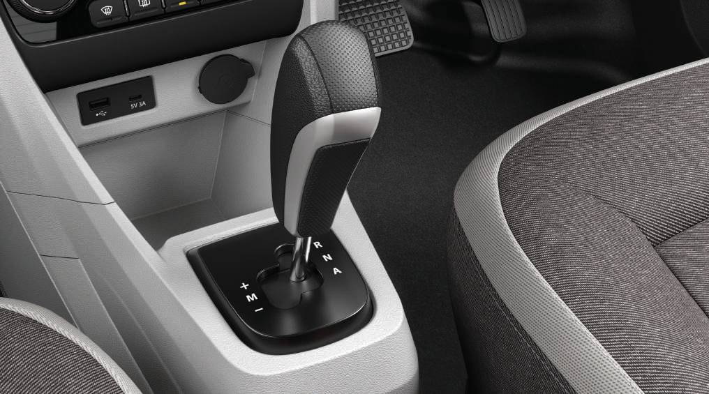 Tata Tigor — 5-speed AMT gear selector — available in both petrol and iCNG