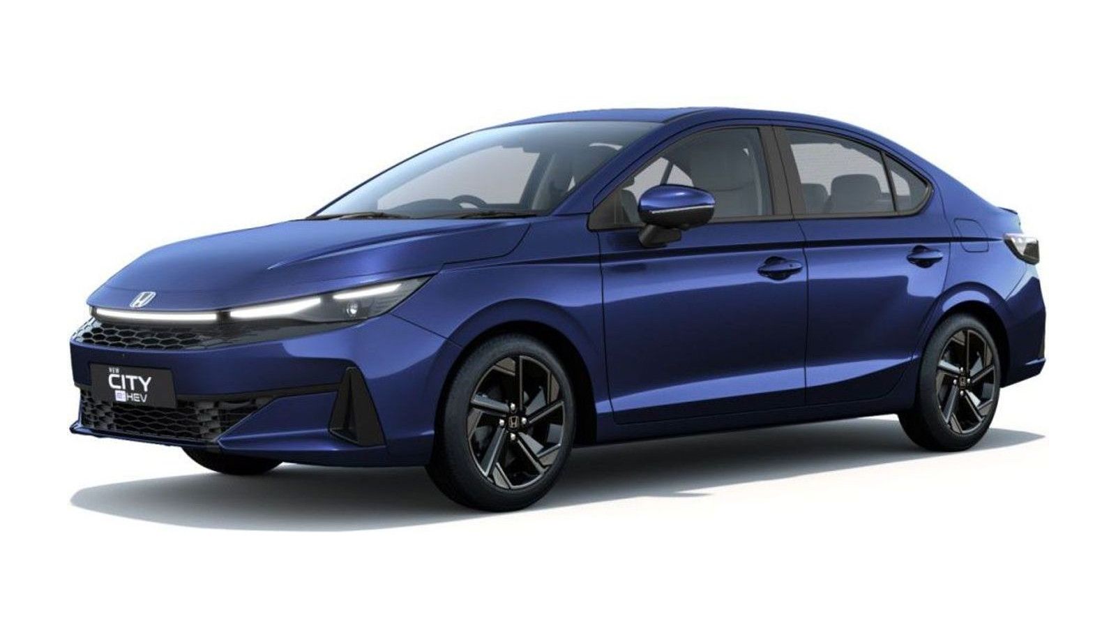 Honda City in Obsidian Blue Pearl