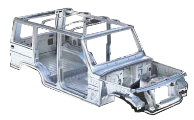 Mahindra Bolero — High-strength frame-based body construction