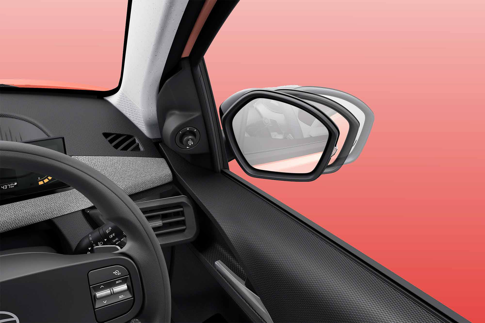 Tata Tiago — Autofold, electrically adjustable ORVMs with integrated turn indicators fold and adjust at one touch