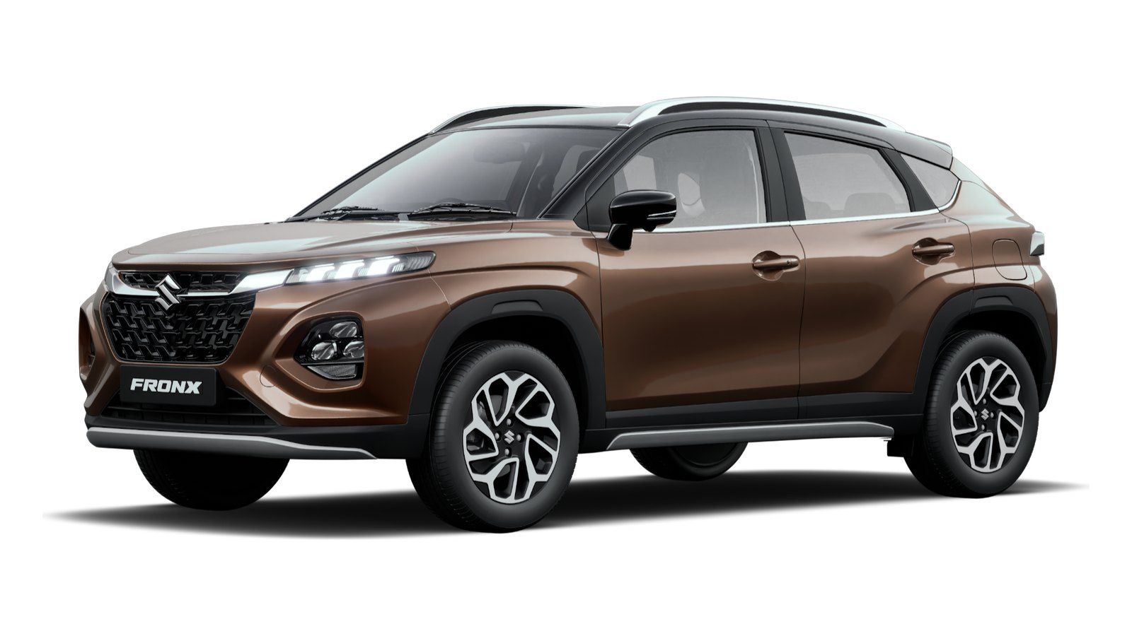 Maruti Suzuki Fronx in Earthen Brown with Bluish Black Roof