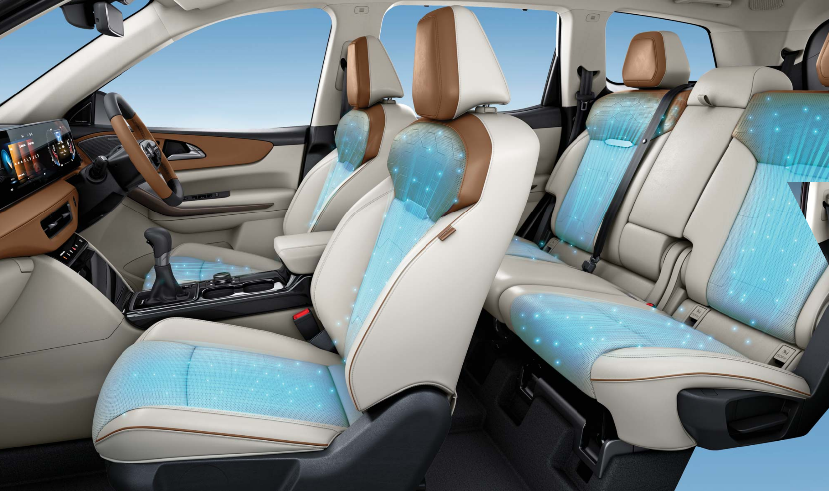 Mahindra XUV 7XO — Front and rear ventilated seats
