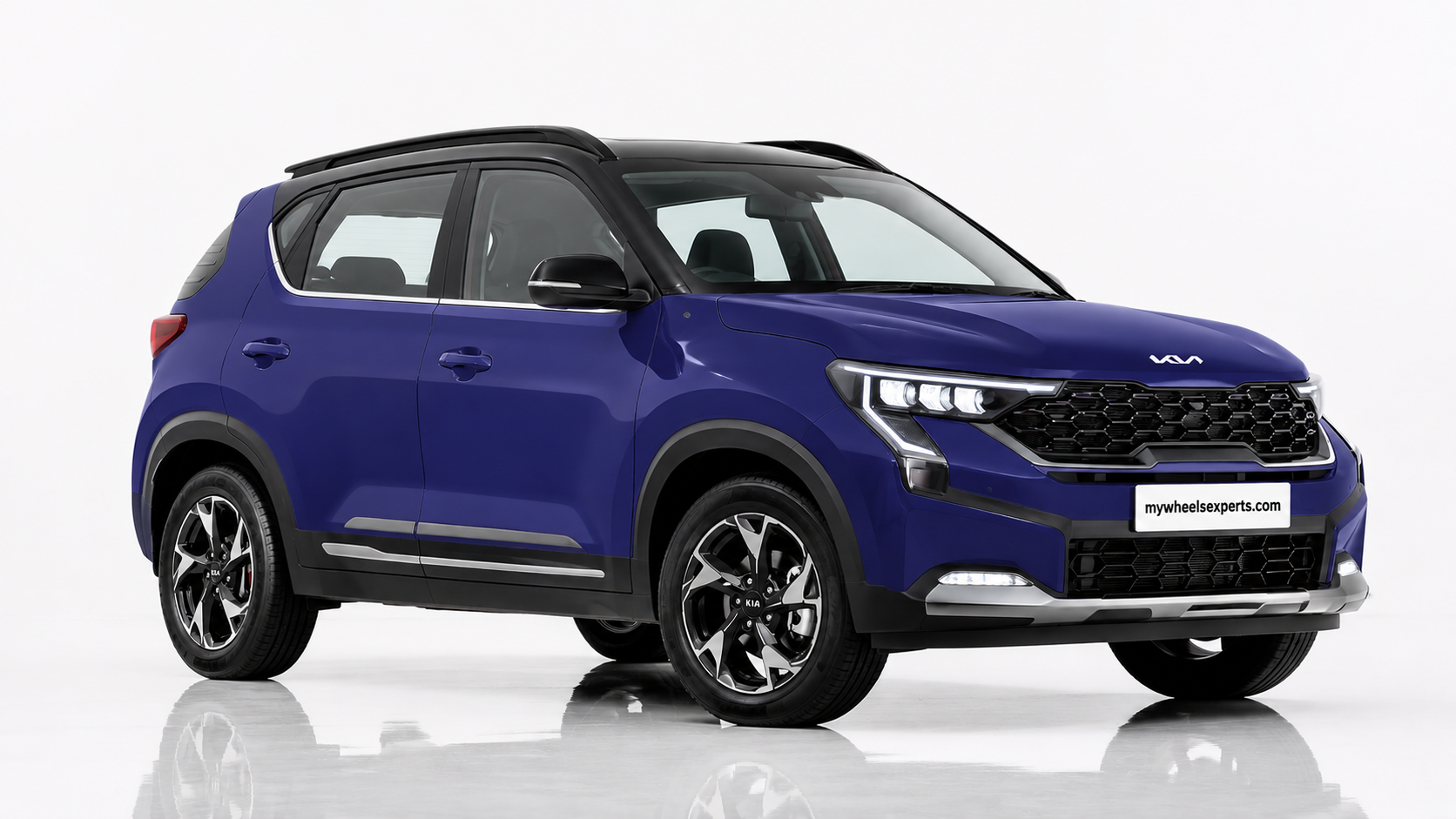 Kia Sonet in Imperial Blue