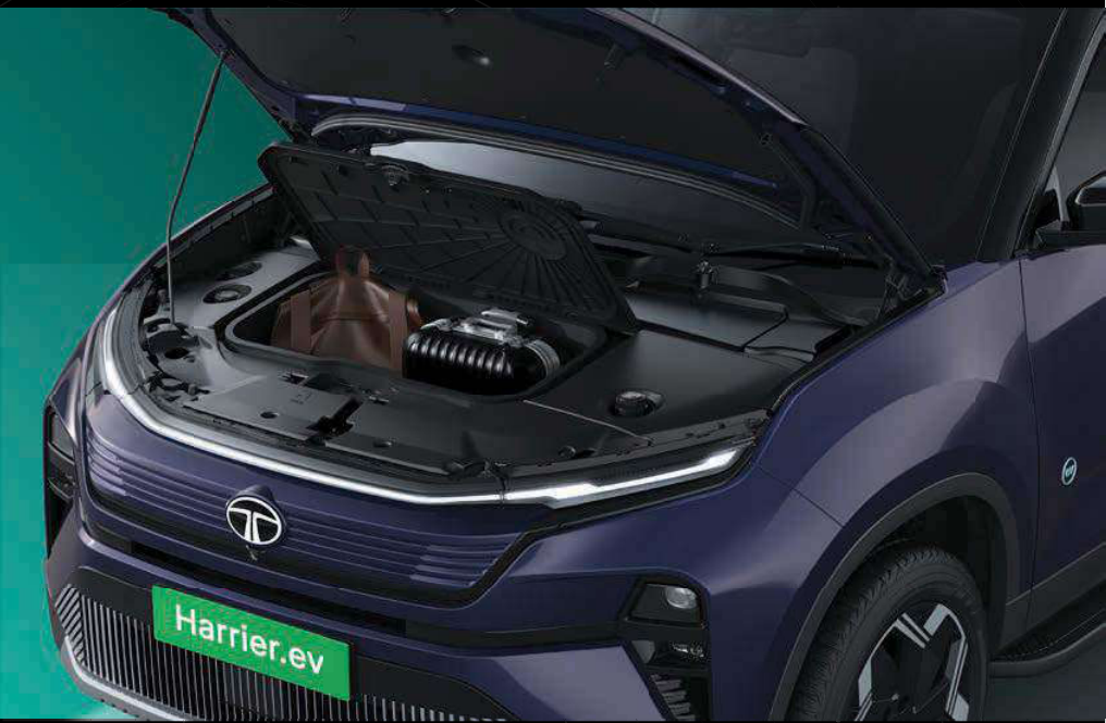 Tata Harrier EV — The frunk - a front trunk that adds intelligent storage space where you need it most