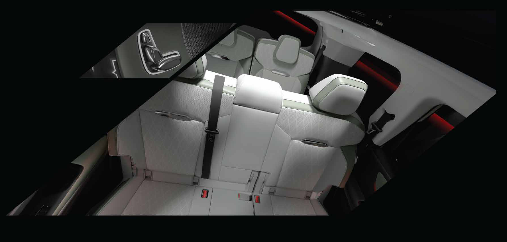 Mahindra XEV 9S — Second-row bench with adjustable headrests and multi-step recline