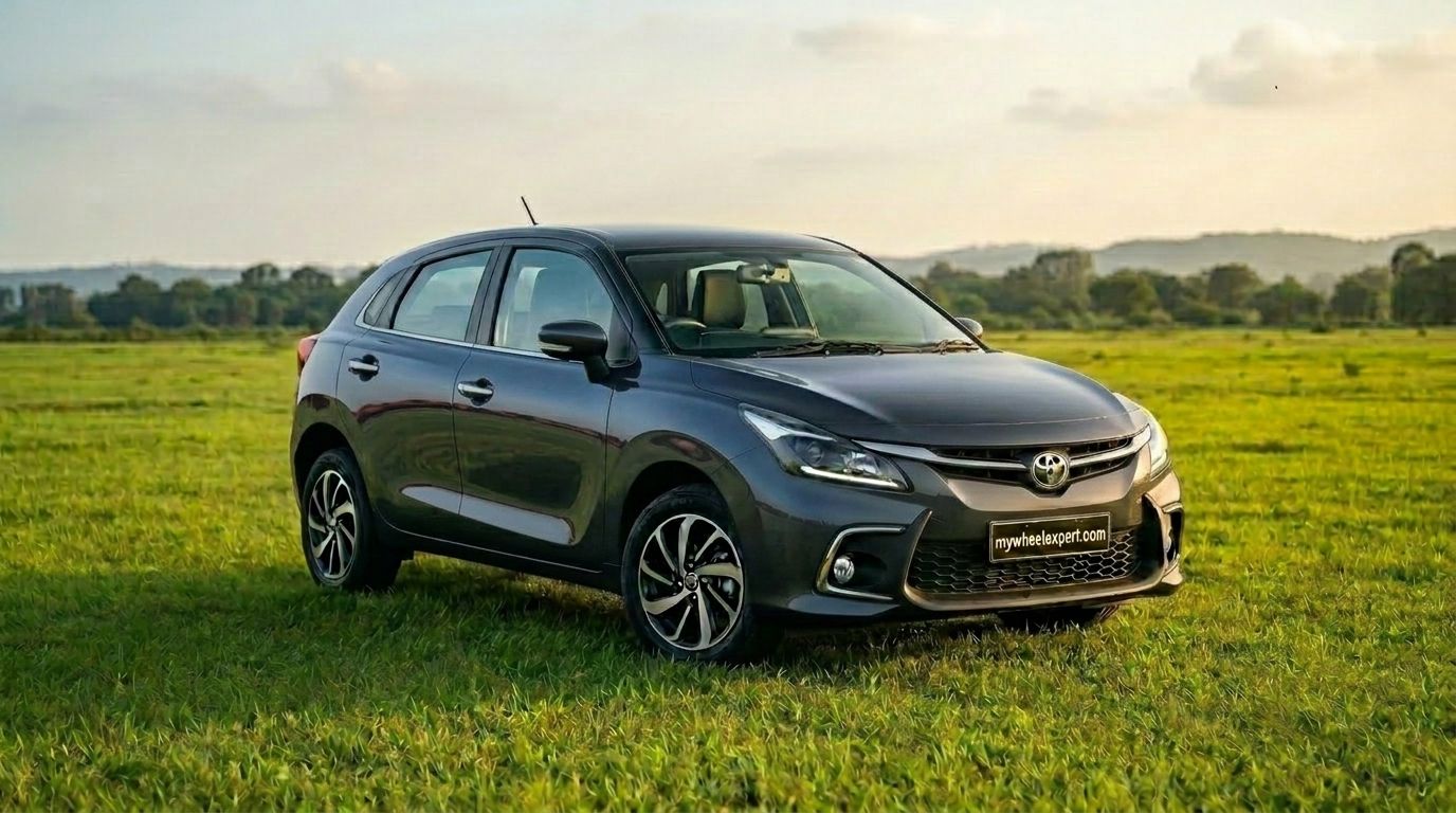 Toyota Glanza in Grandeur Grey