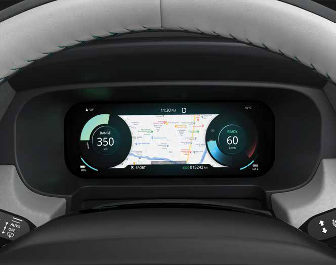 Tata Punch EV — Navigation in the digital cockpit for a smoother, more focused drive