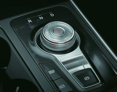 Kia Carnival — Shift-by-wire dial-type gear selector