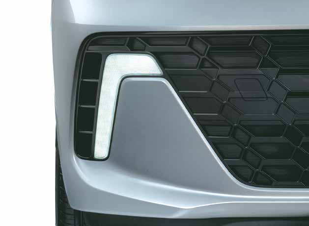 Hyundai Aura — LED daytime running lamps (DRLs)