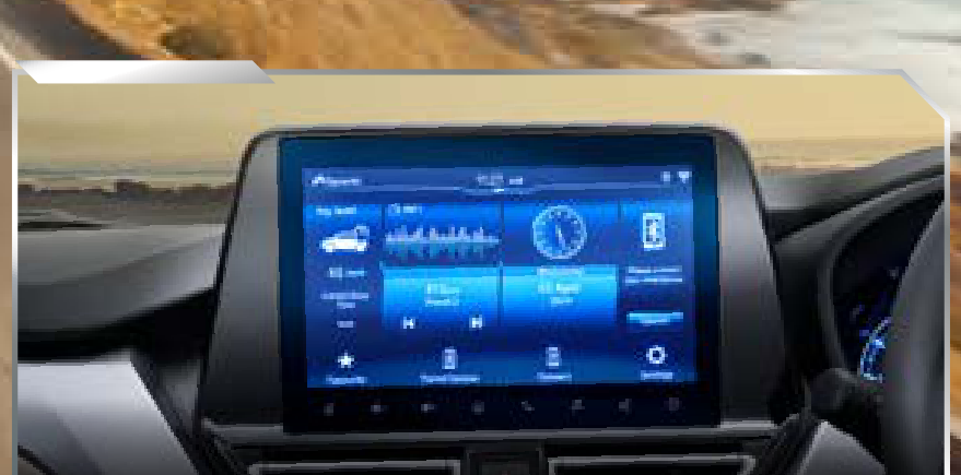 Toyota Urban Cruiser Taisor — Touchscreen infotainment display