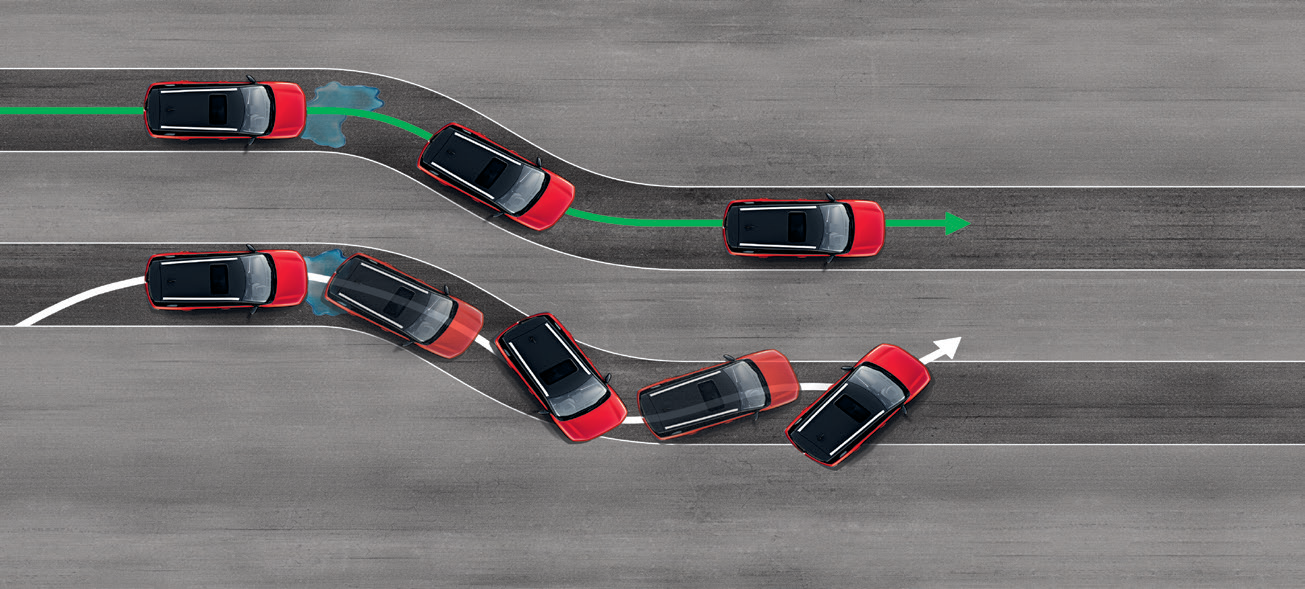 Maruti Suzuki Brezza (2022-2025) — Electronic Stability Program keeps the vehicle on its intended line.
