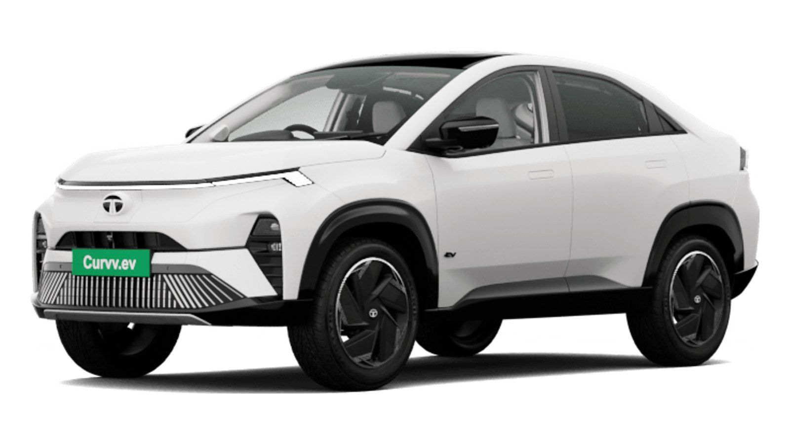 Tata Curvv EV in Pristine White