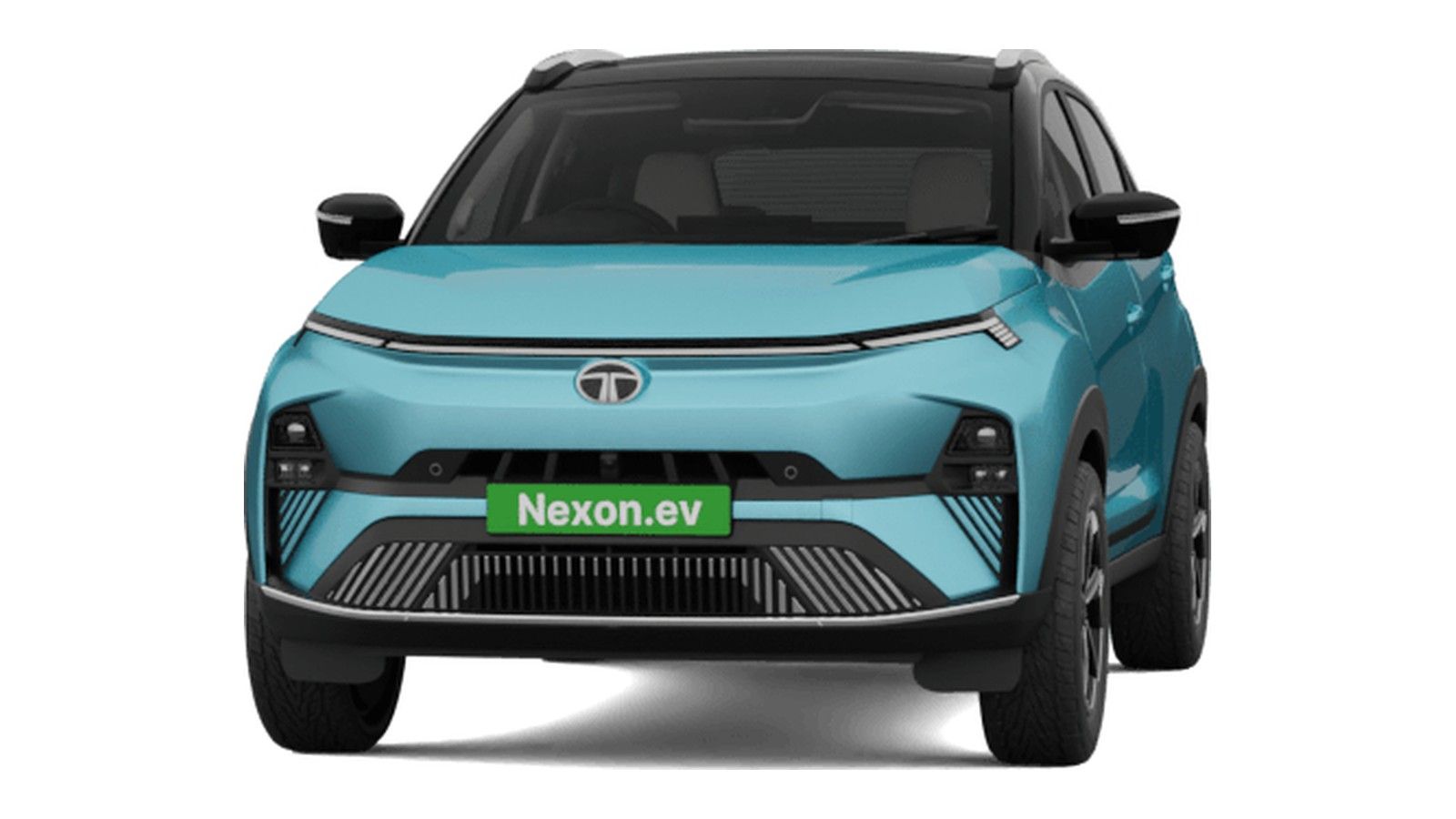 Tata Nexon EV in Ocean Blue With White Roof