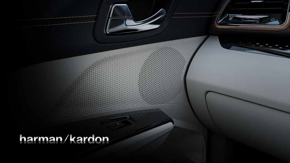 Mahindra XUV 3XO EV — 7-speaker Harman Kardon audio system with Dolby Atmos