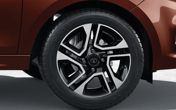 Tata Tigor — R15 dual-tone alloy wheels