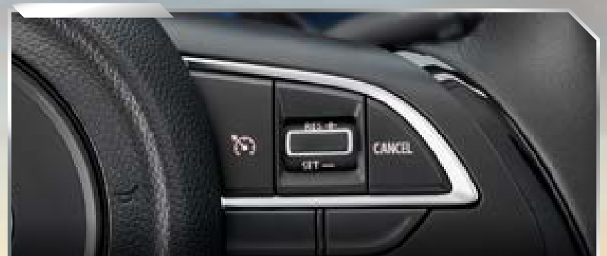 Toyota Urban Cruiser Taisor — Steering-mounted cruise control switches
