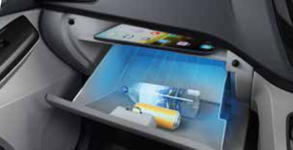 Tata Tiago NRG — Cooled glove box keeps drinks and snacks chilled