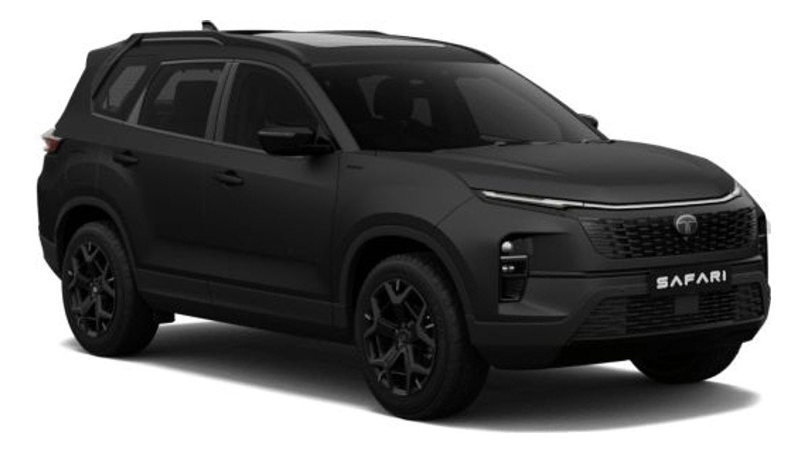 Tata Safari in Stealth Black