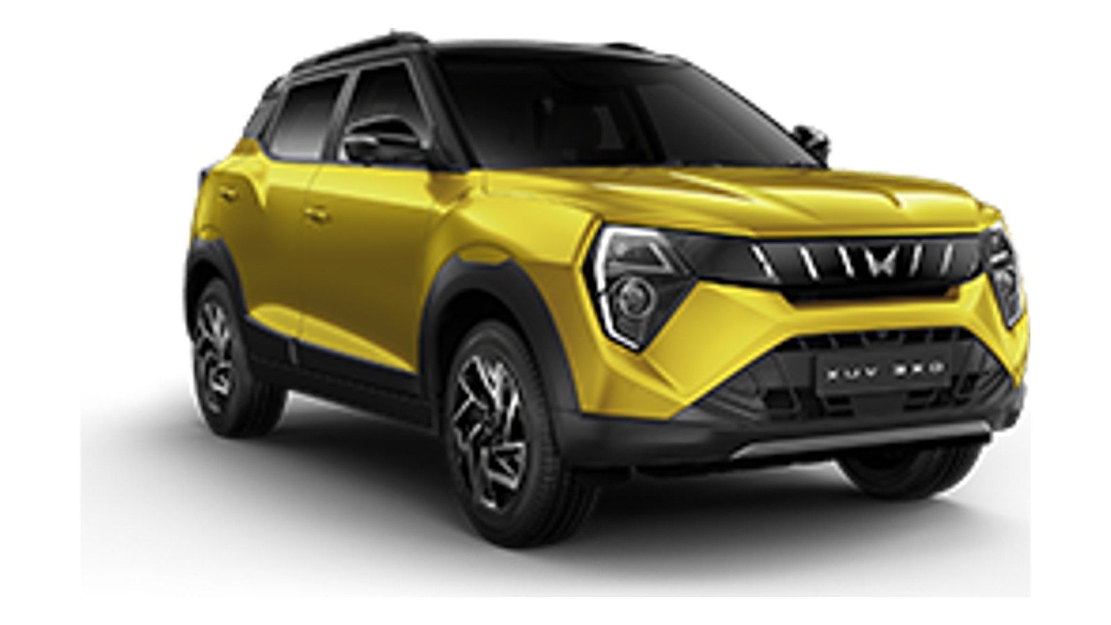 Mahindra XUV 3XO in Citrine Yellow with Stealth Black