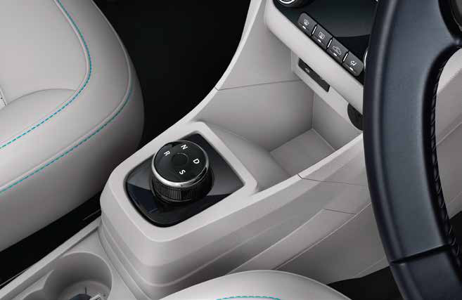 Tata Tigor EV — Rotary drive selector for fully automatic drive across R-N-D-S, including the sportier S mode