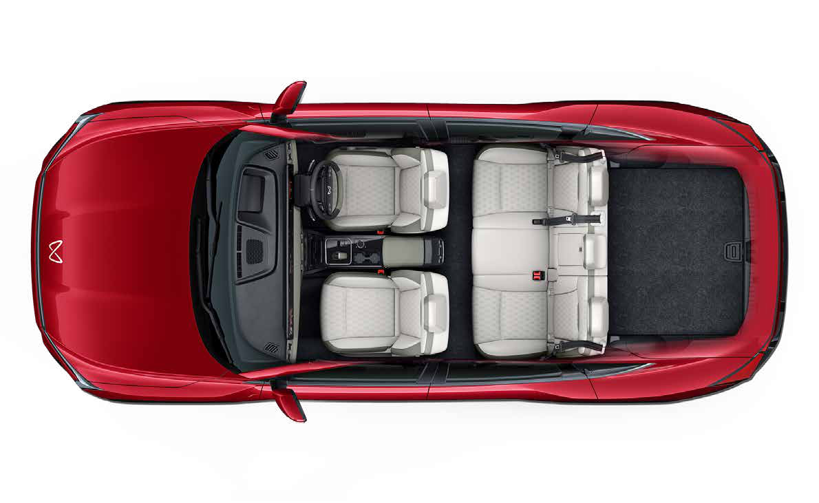 Mahindra XEV 9e — Best-in-class 1,617-litre cabin space with 60:40 split rear seats