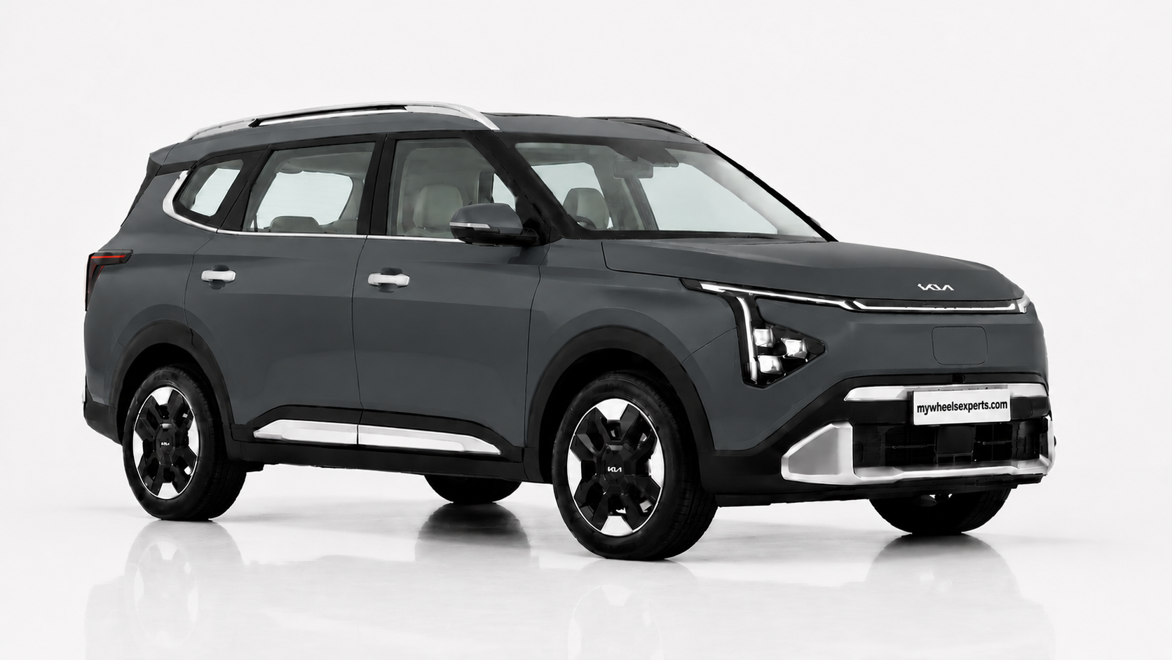 Kia Carens Clavis EV in Dark Gun Metal