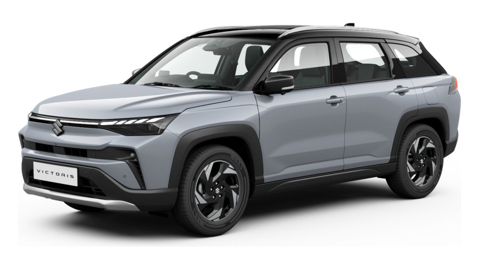 Maruti Suzuki Victoris in Splendid Silver with Bluish Black Roof