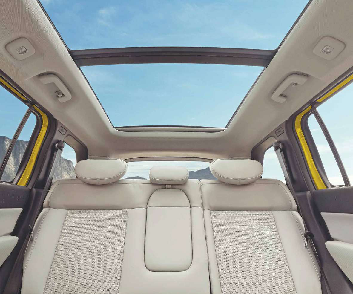 Tata Sierra — Panoramax panoramic sunroof - the segment's largest sunroof over both seat rows