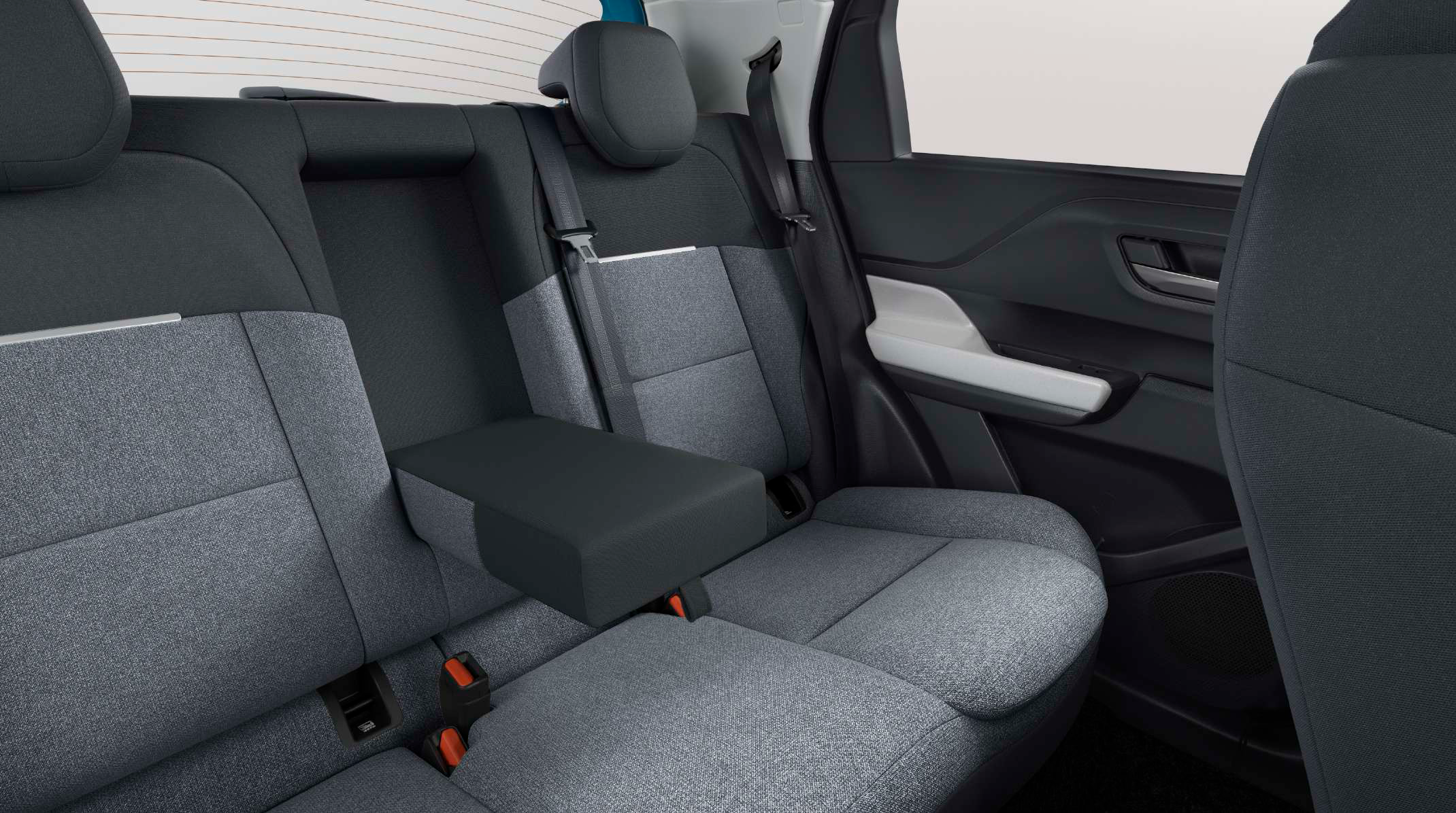 Tata Punch — Rear bench with fold-down centre armrest and adjustable headrests