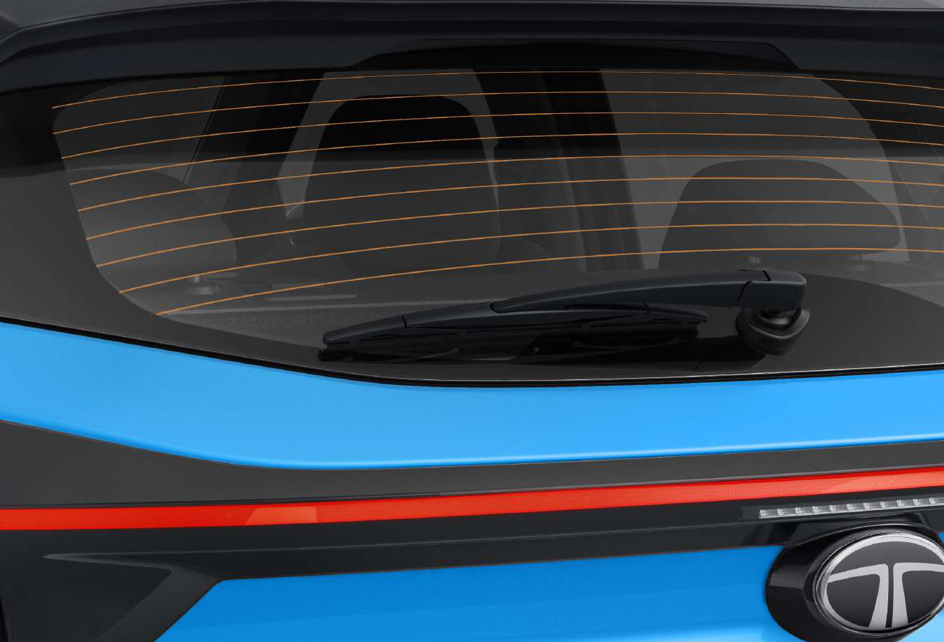 Tata Punch — Rear wiper and washer with rear defogger for clear rear visibility