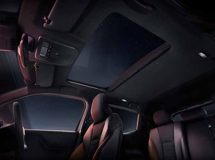 Toyota Urban Cruiser Ebella — Panoramic glass roof