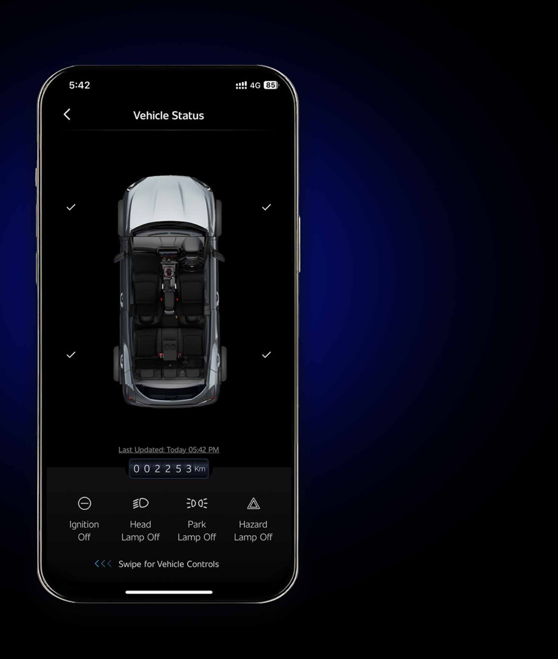 Mahindra XUV 3XO — Adrenox Connect app - remote start, vehicle status and controls