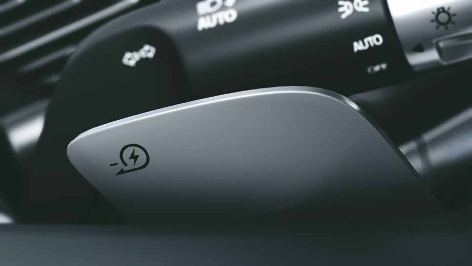 Hyundai Ioniq 5 — Paddle shifters for smart regenerative braking