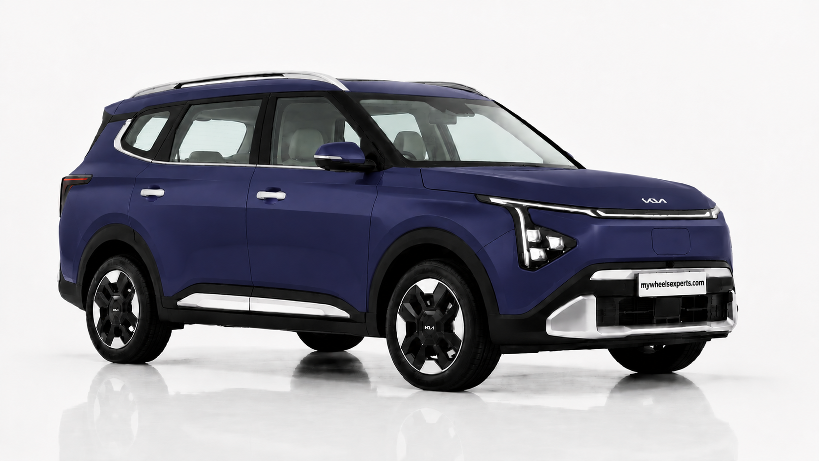 Kia Carens Clavis EV in Imperial Blue