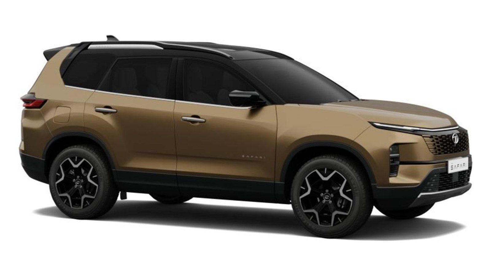 Tata Safari in Cosmic Gold With Dual Tone