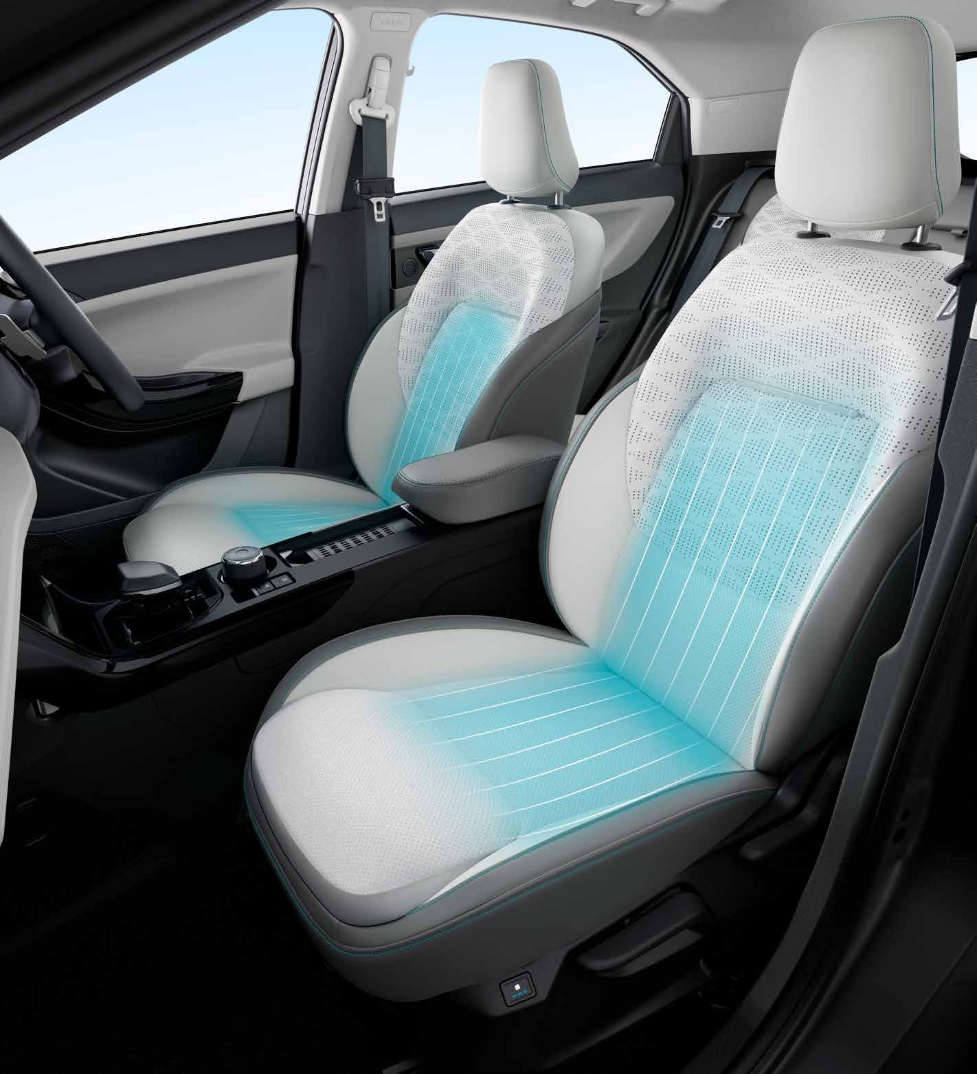 Tata Nexon EV — Bolstered ultra-comfort front seats with ventilation